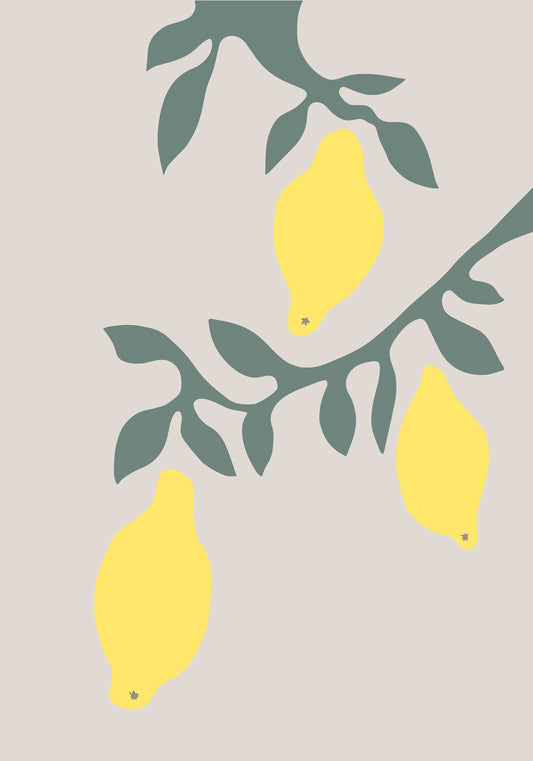 Lemons Poster och Canvastavla