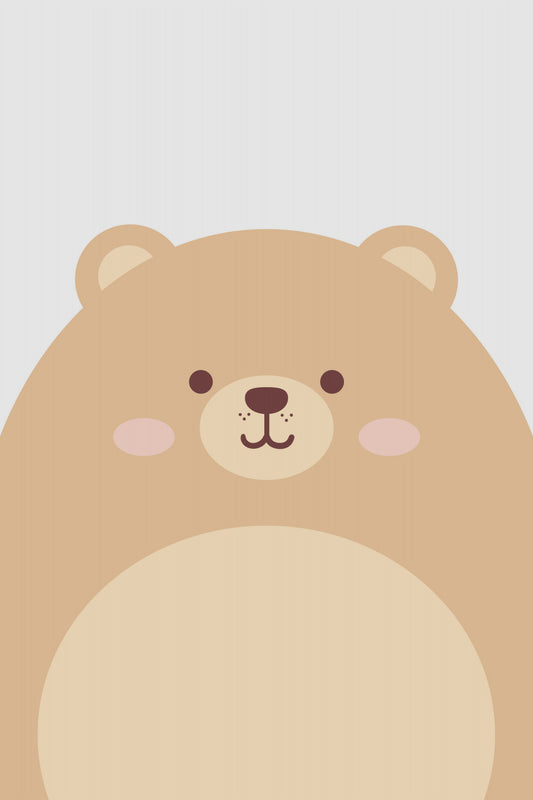 Cute Bear Poster och Canvastavla