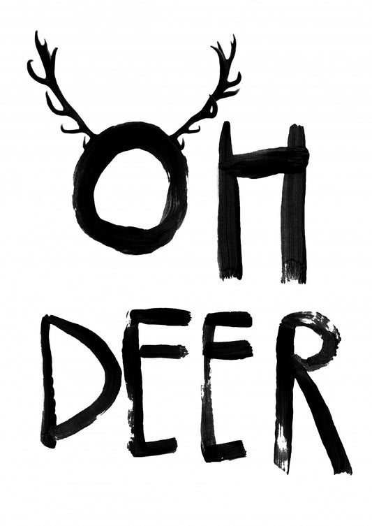 Oh Deer Poster och Canvastavla