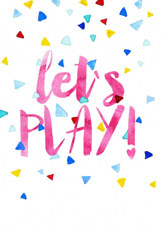 Let`s Play! Poster och Canvastavla