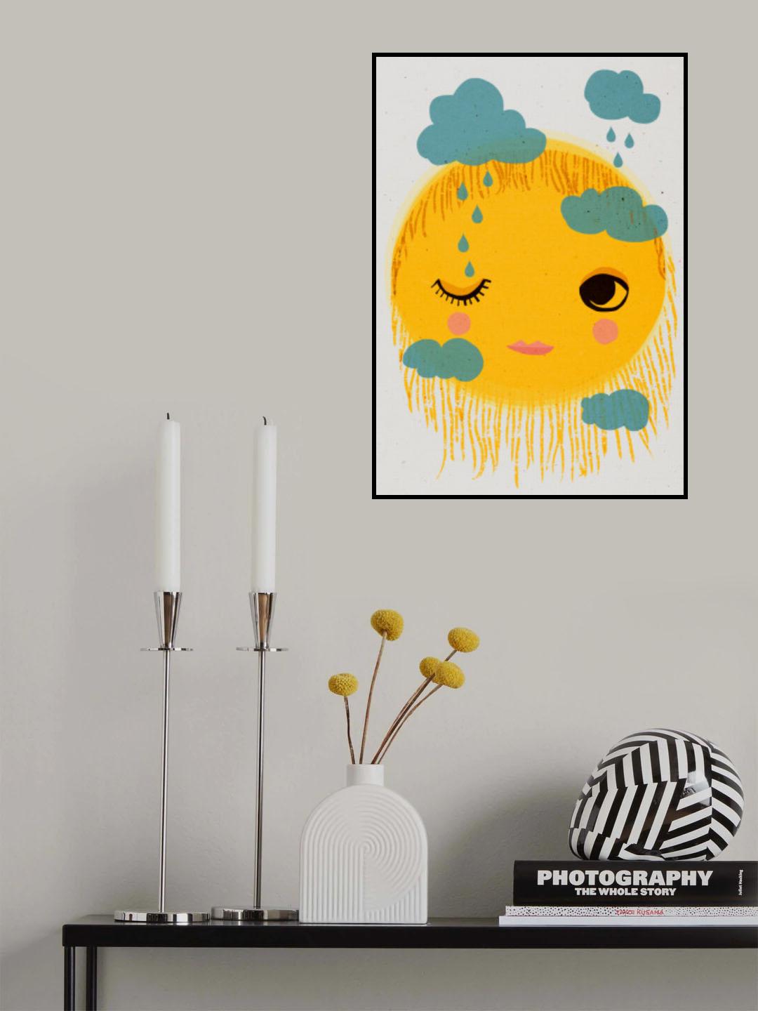 Sun And Rain Poster och Canvastavla