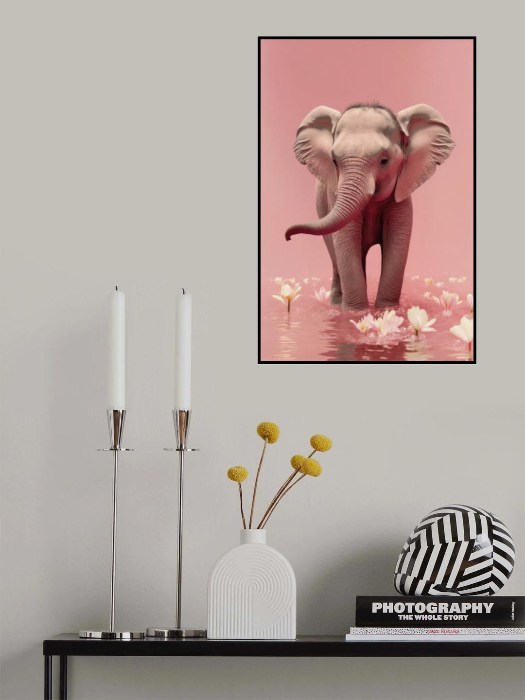 Young Elephant Poster och Canvastavla