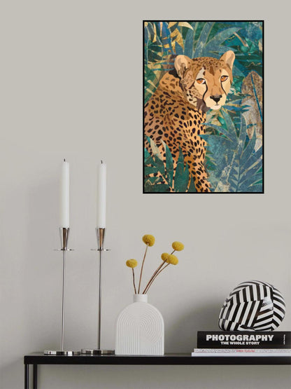 Cheetah In the Jungle 2 Poster och Canvastavla